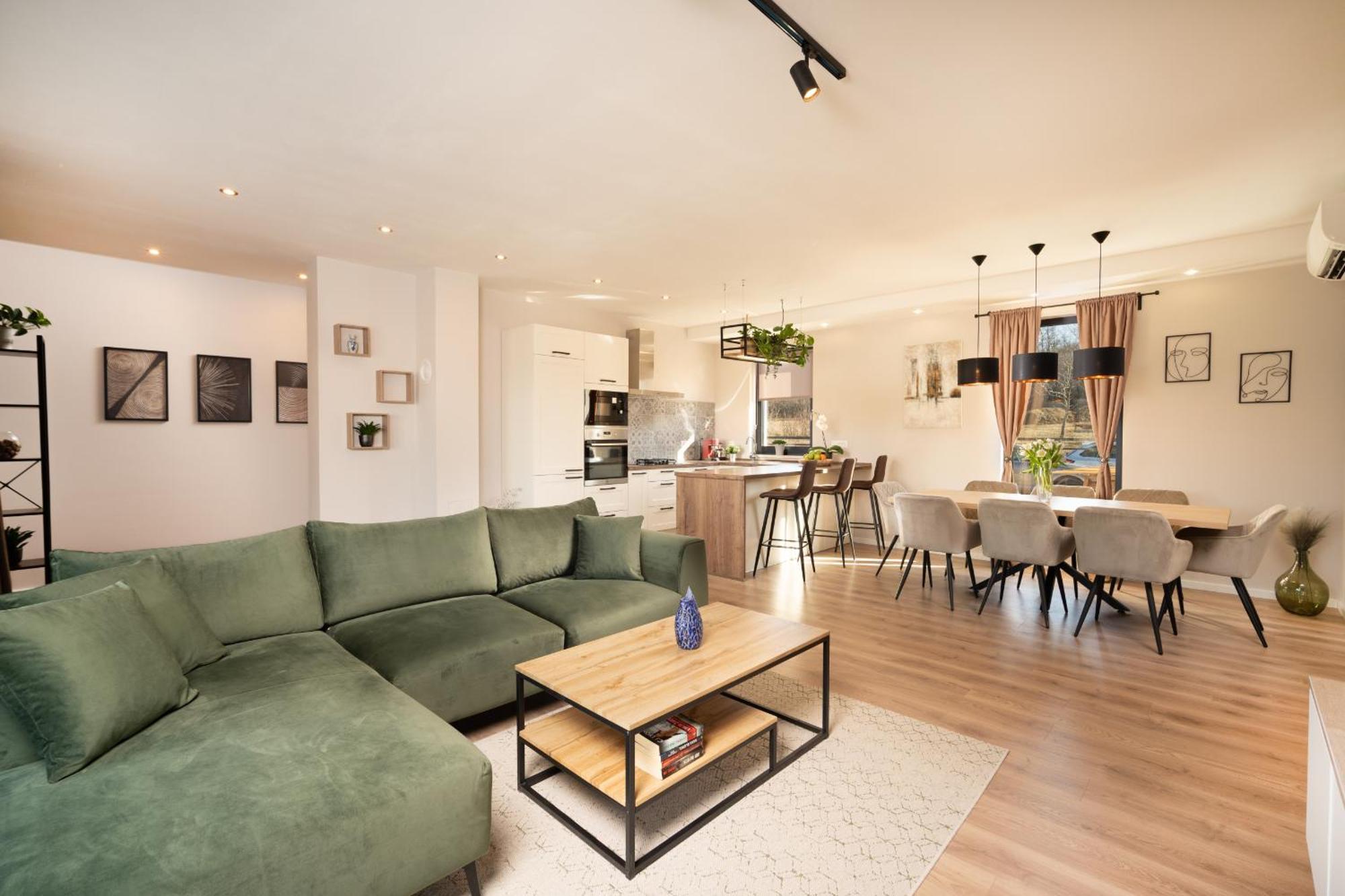 Villa Animo For 8 People Near Labin - Rabac With Private Pool, Children Playground & Beautiful Garden Raša Екстериор снимка